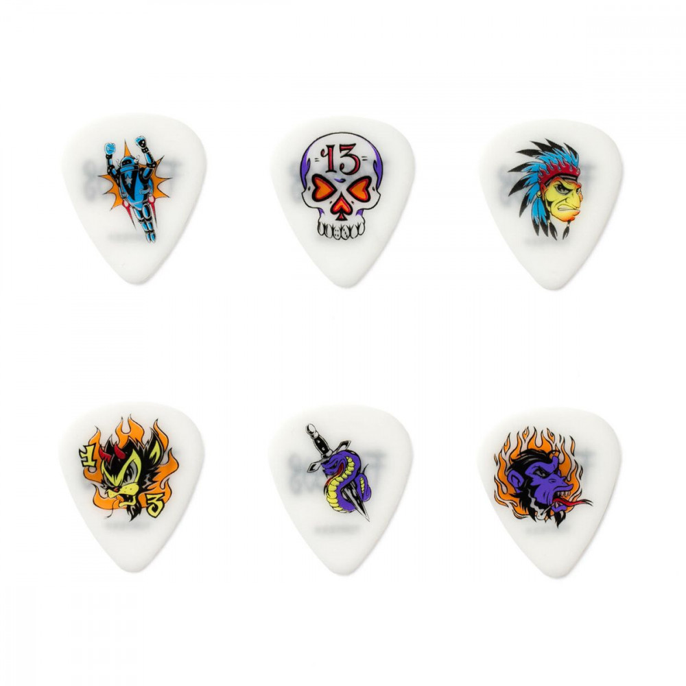 Dunlop BL100P060 Guitar Pick Blackline Standard Forbes S1 .60mm (6 PK)