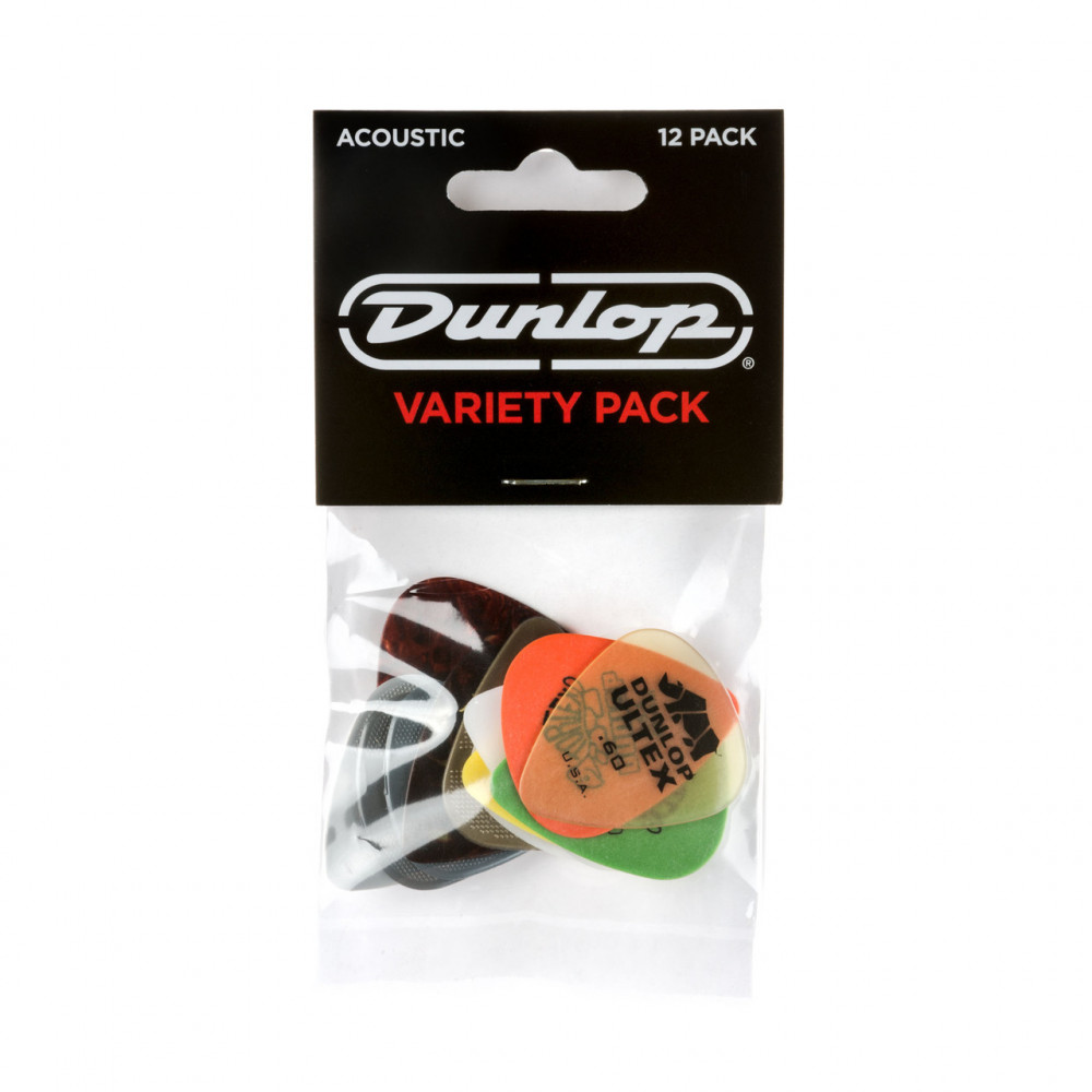 Dunlop PVP112 Guitar Pick Acoustic Variety Pack (12 PK)