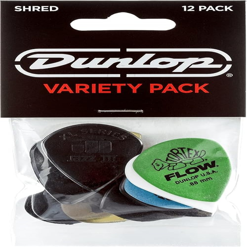 Dunlop PVP118 Guitar Pick Shred Variety Pack (12 PK)