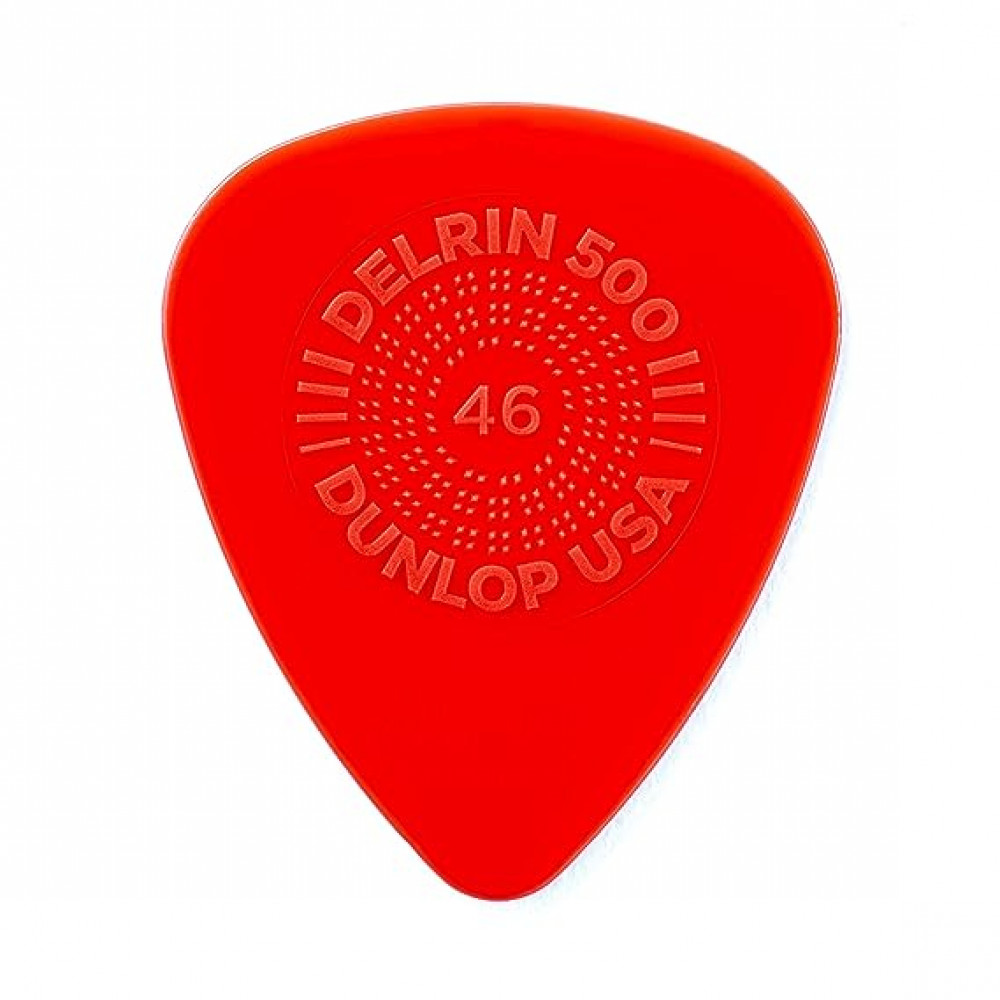 Dunlop 450P046 Guitar Pick Prime Grip Delrin 500 .46mm (12 PK)