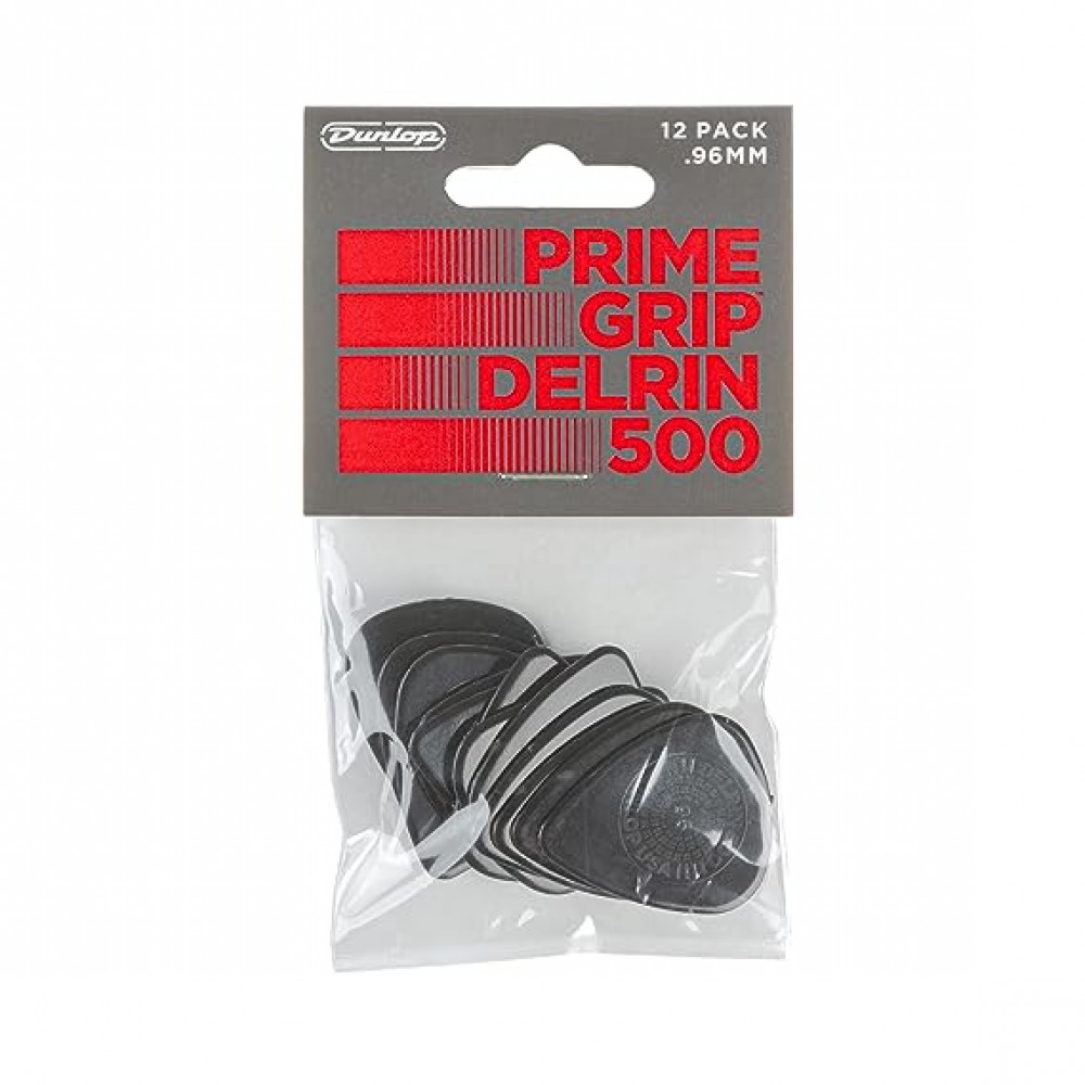 Dunlop 450P096 Guitar Pick Prime Grip Delrin 500 .96mm (12 PK)