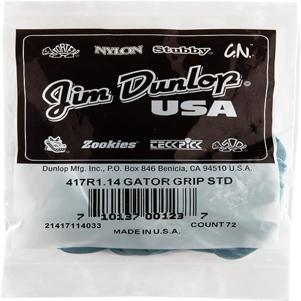 Dunlop 417C114 Guitar Pick Ehsaan Noorani Signature Series 1.14mm (12 PK)