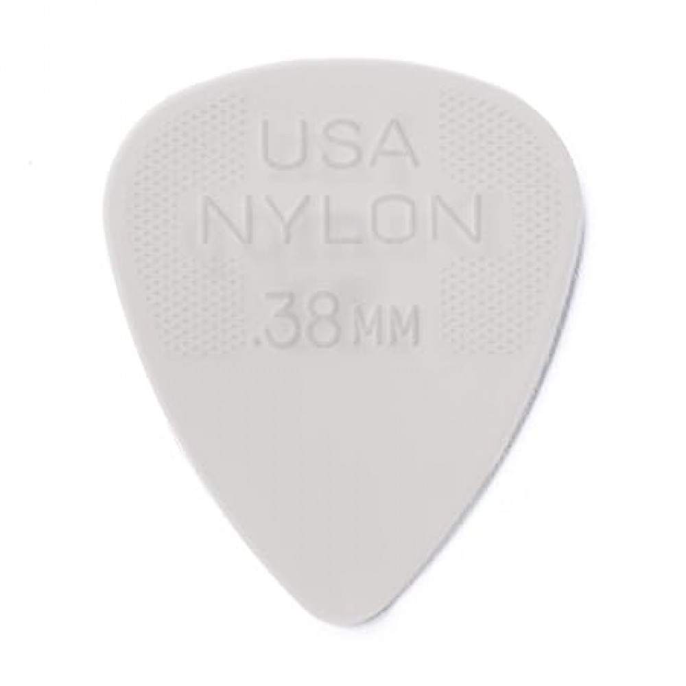 Dunlop 449P038 Guitar Pick Nylon Max Grip Standard .38mm (12 PK)