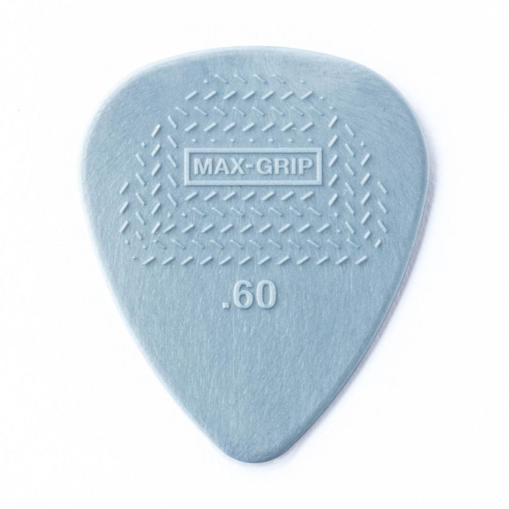 Dunlop 449P060 Guitar Pick Nylon Max Grip Standard .60mm (12 PK)