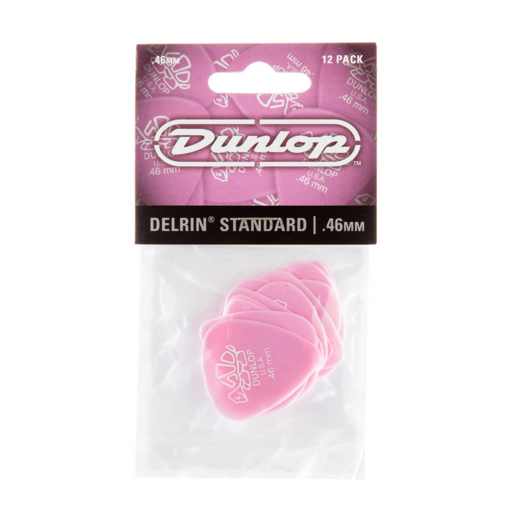 Dunlop 41R046 Guitar Pick Delrin 500 .46mm (72 PK)