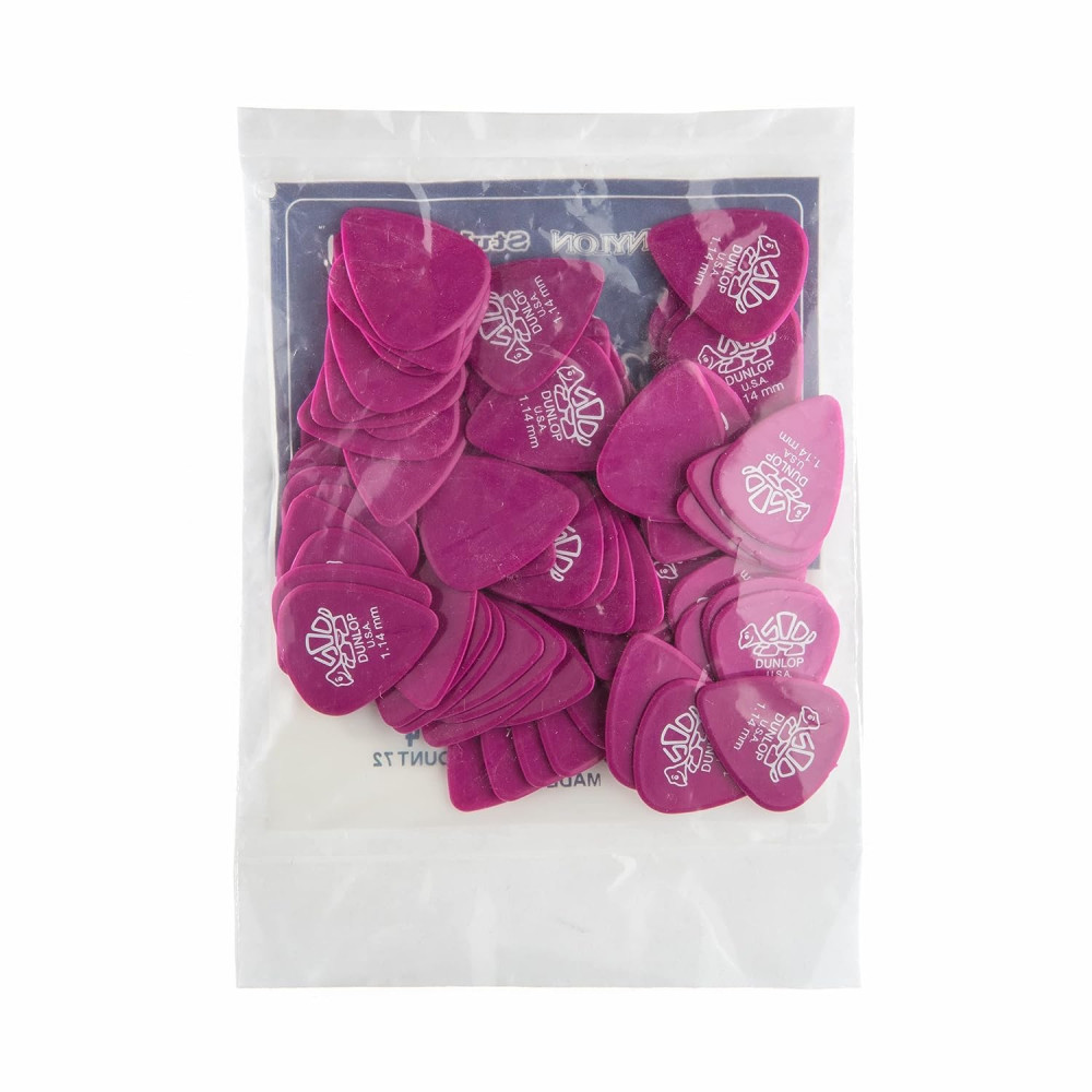 Dunlop 41R114 Guitar Pick Delrin 500 1.14mm (72 PK)