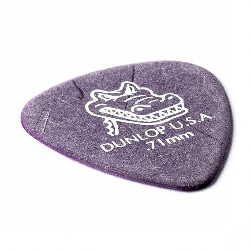 Dunlop 417R071 Guitar Pick Gator Grip Standard .71mm (72 PK)