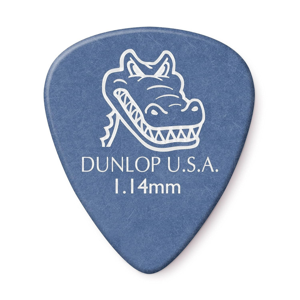 Dunlop 417R114 Guitar Pick Gator Grip Standard 1.14mm (72 PK)