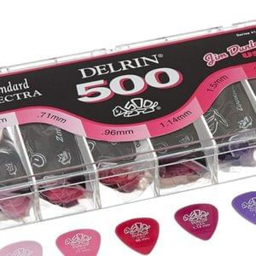 Dunlop 4100 Guitar Pick Delrin 500 Standard .46mm (324 PK)