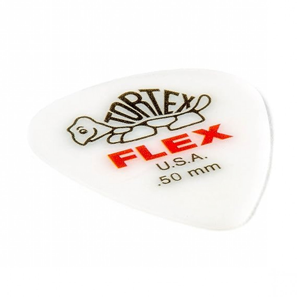 Dunlop 428P050 Guitar Pick Tortex Flex Standard .50mm (12 PK)