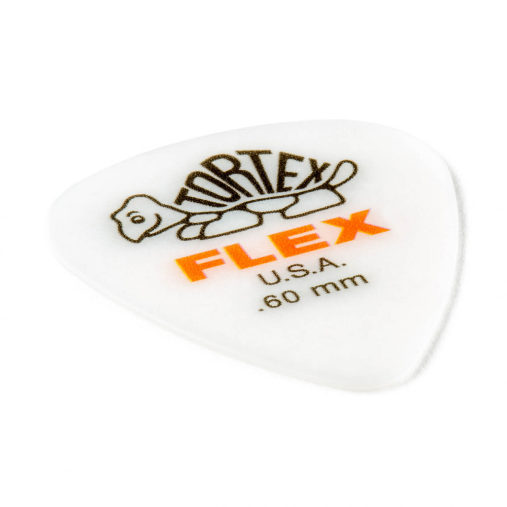 Dunlop 428P060 Guitar Pick Tortex Flex Standard .60mm (12 PK)