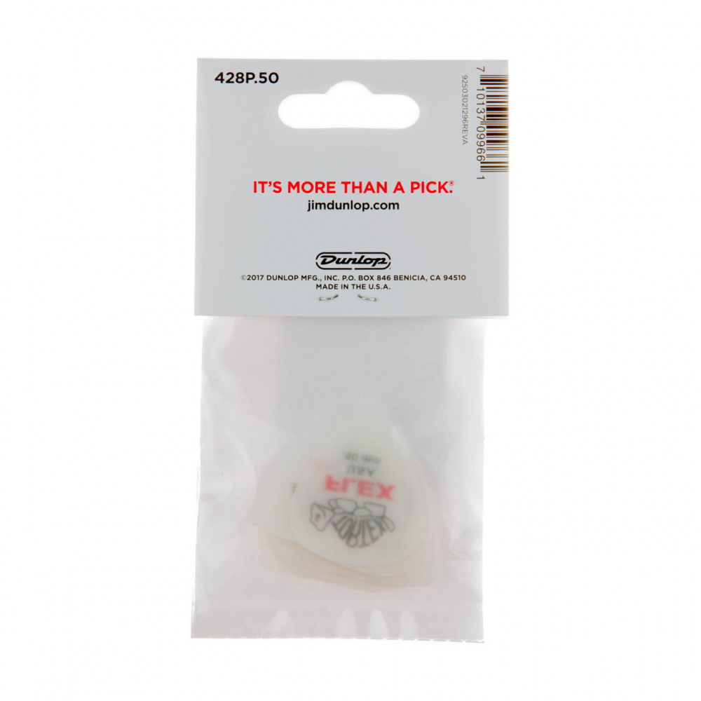 Dunlop 428P060 Guitar Pick Tortex Flex Standard .60mm (12 PK)