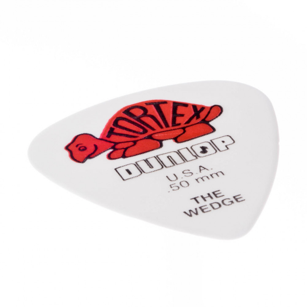 Dunlop 424P050 Guitar Pick Tortex Wedge .50mm (12 PK)