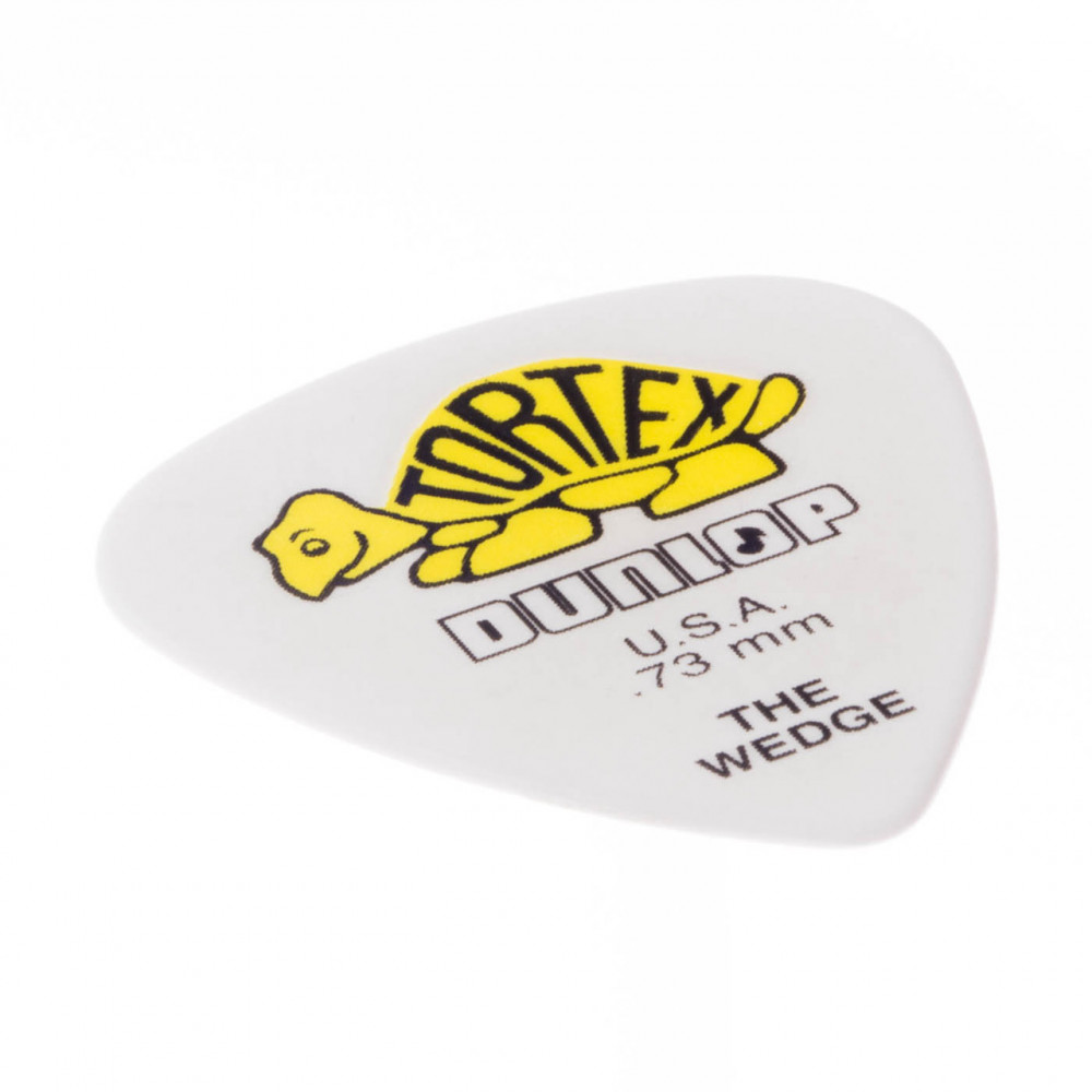 Dunlop 424P073 Guitar Pick Tortex Wedge .73mm (12 PK)