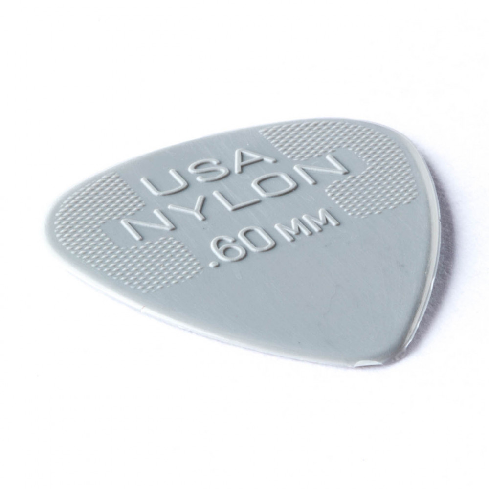 Dunlop 44P060 Guitar Pick Nylon Standard .60mm (12 PK)