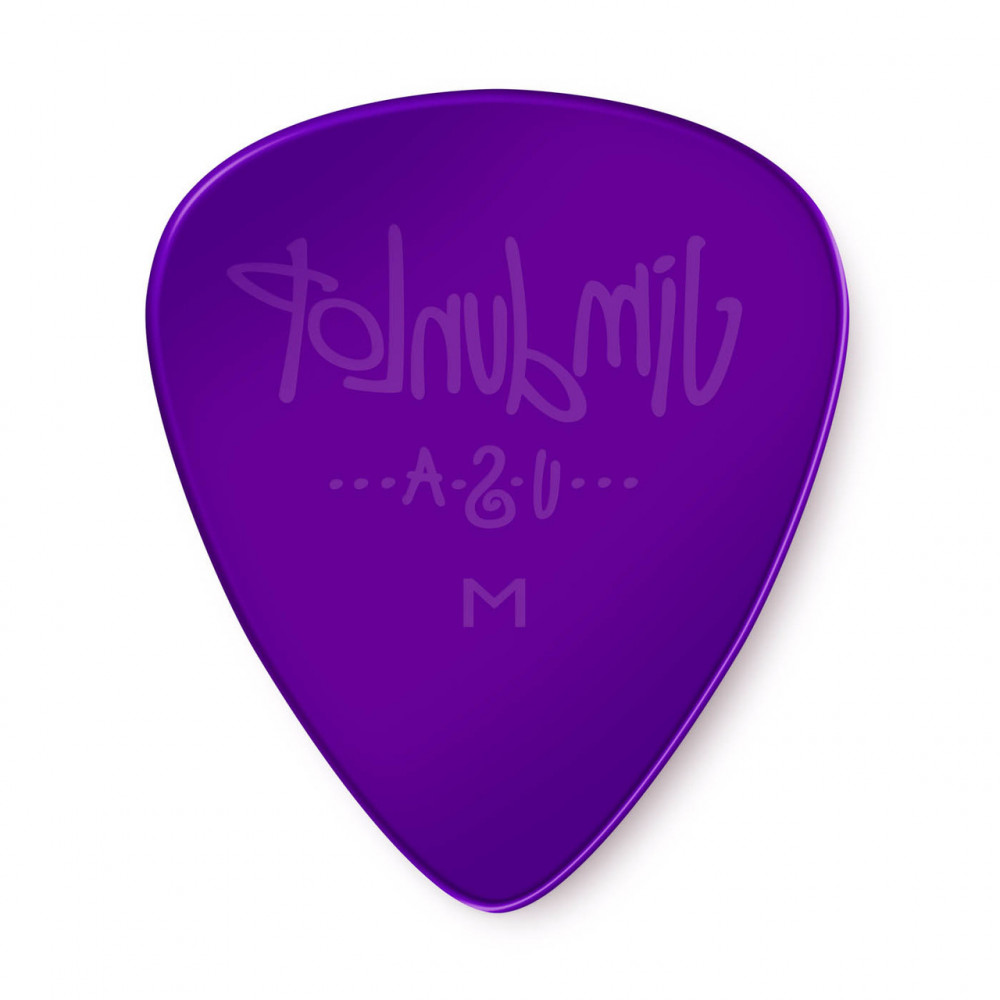 Dunlop 486PMD Guitar Pick Gels Purple- Medium (12 PK)