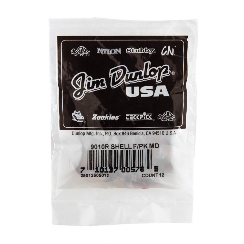 Dunlop 9010R Finger Pick Shell- Medium (12 PK)