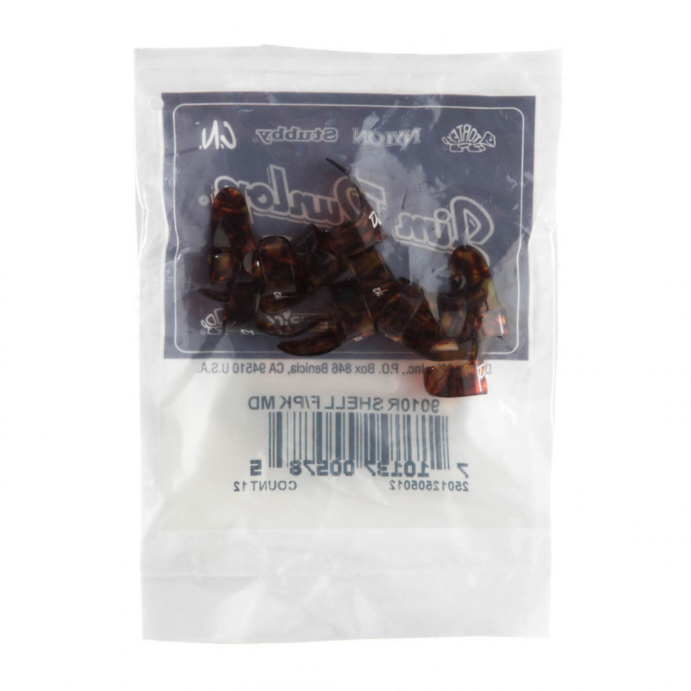 Dunlop 9010R Finger Pick Shell- Medium (12 PK)