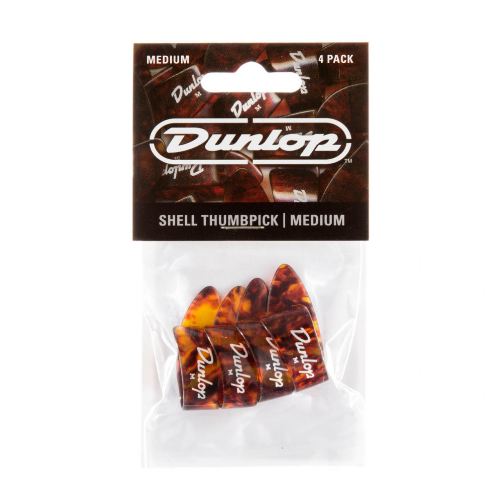 Dunlop 9022R Thumb Pick Shell- Medium (12 PK)