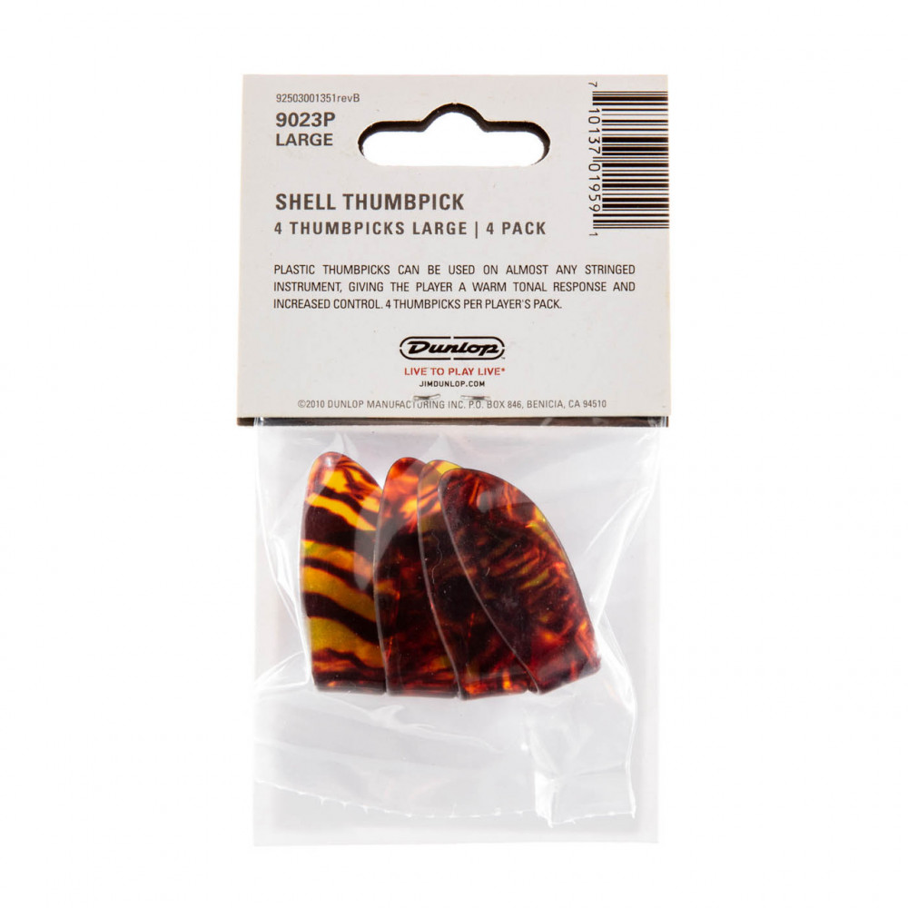 Dunlop 9023R Thumb Pick Shell- Large (12 PK)