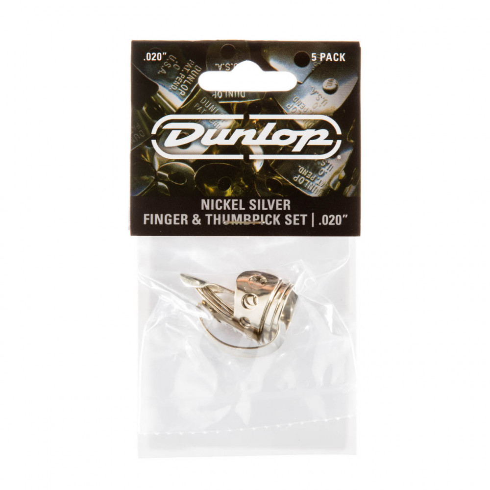 Dunlop 33R020 Finger Pick Nickle Silver (20 PK)