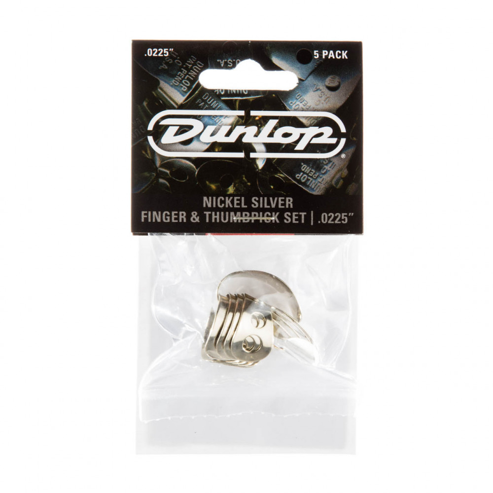 Dunlop 33R0225 Finger Pick Nickle Silver (20 PK)