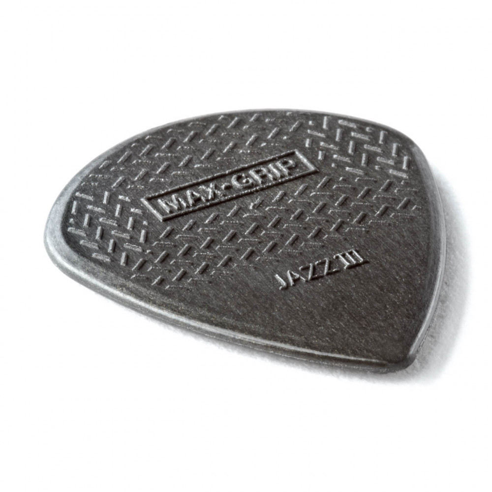 Dunlop 471R3C Guitar Pick Nylon Max Grip Jazz III (24 PK)