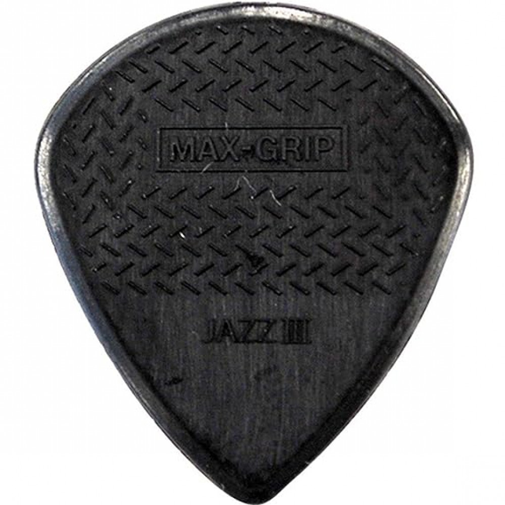 Dunlop 471R3S Guitar Pick Nylon Max Grip Jazz III (24 PK)