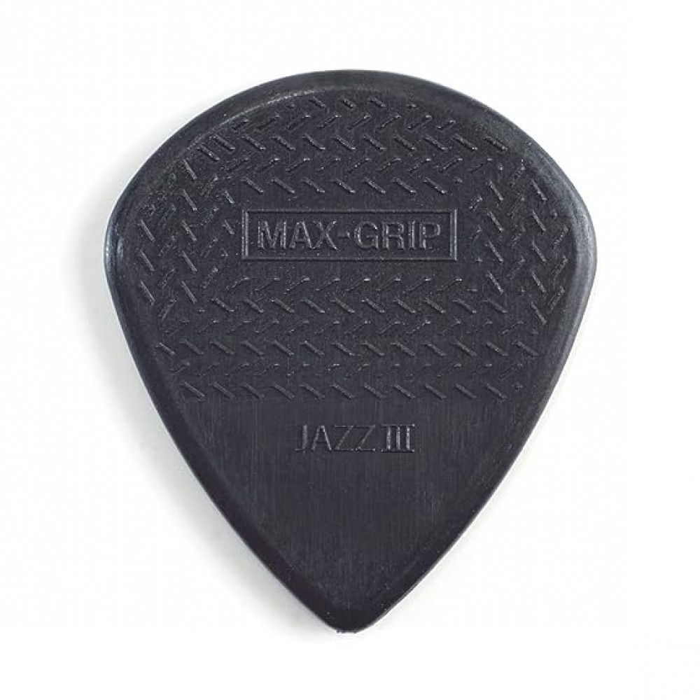 Dunlop 471R3S Guitar Pick Nylon Max Grip Jazz III (24 PK)