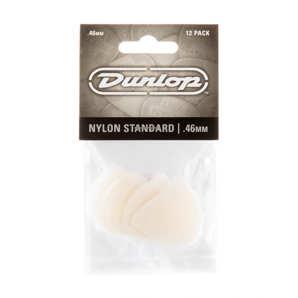 Dunlop 44R046 Guitar Pick Nylon Standard .46mm (72 PK)