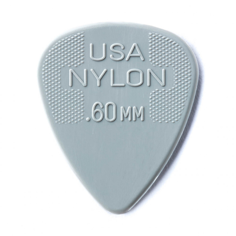 Dunlop 44R060 Guitar Pick Nylon Standard .60mm (72 PK)