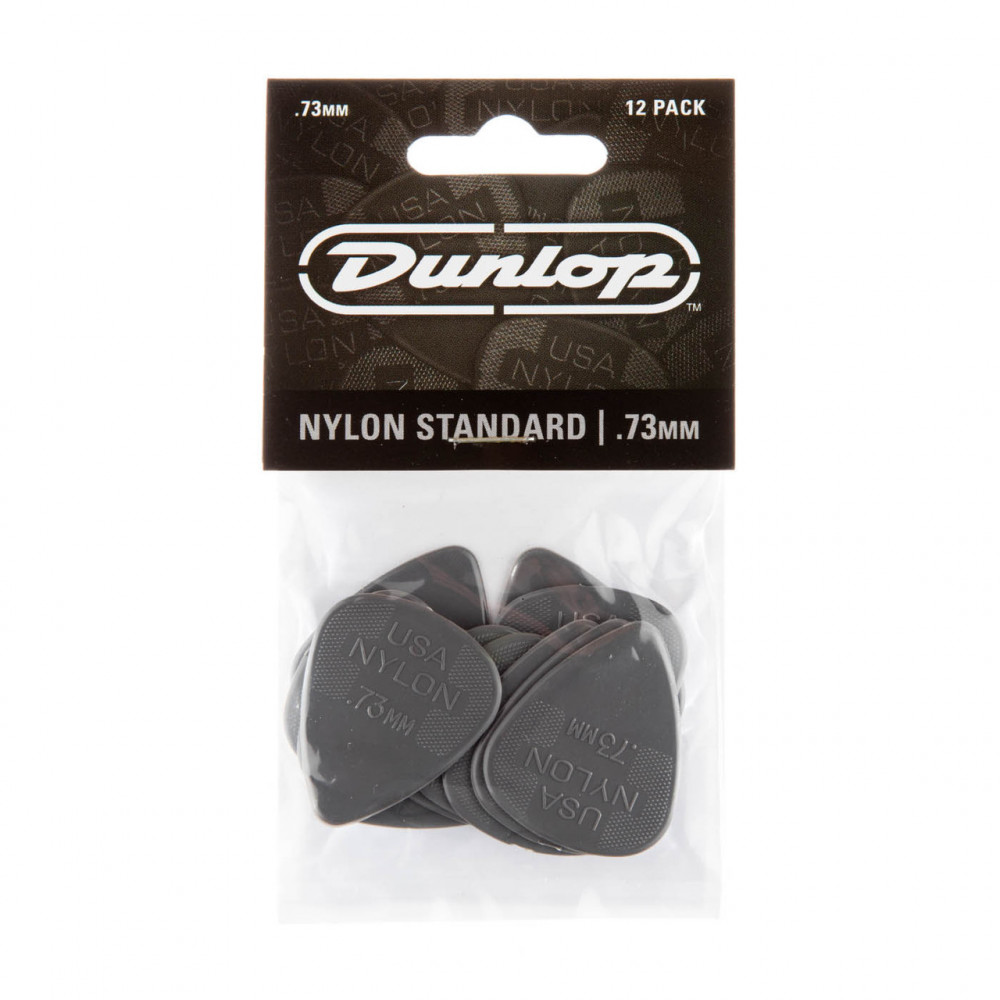 Dunlop 44R073 Guitar Pick Nylon Standard .73mm (72 PK)