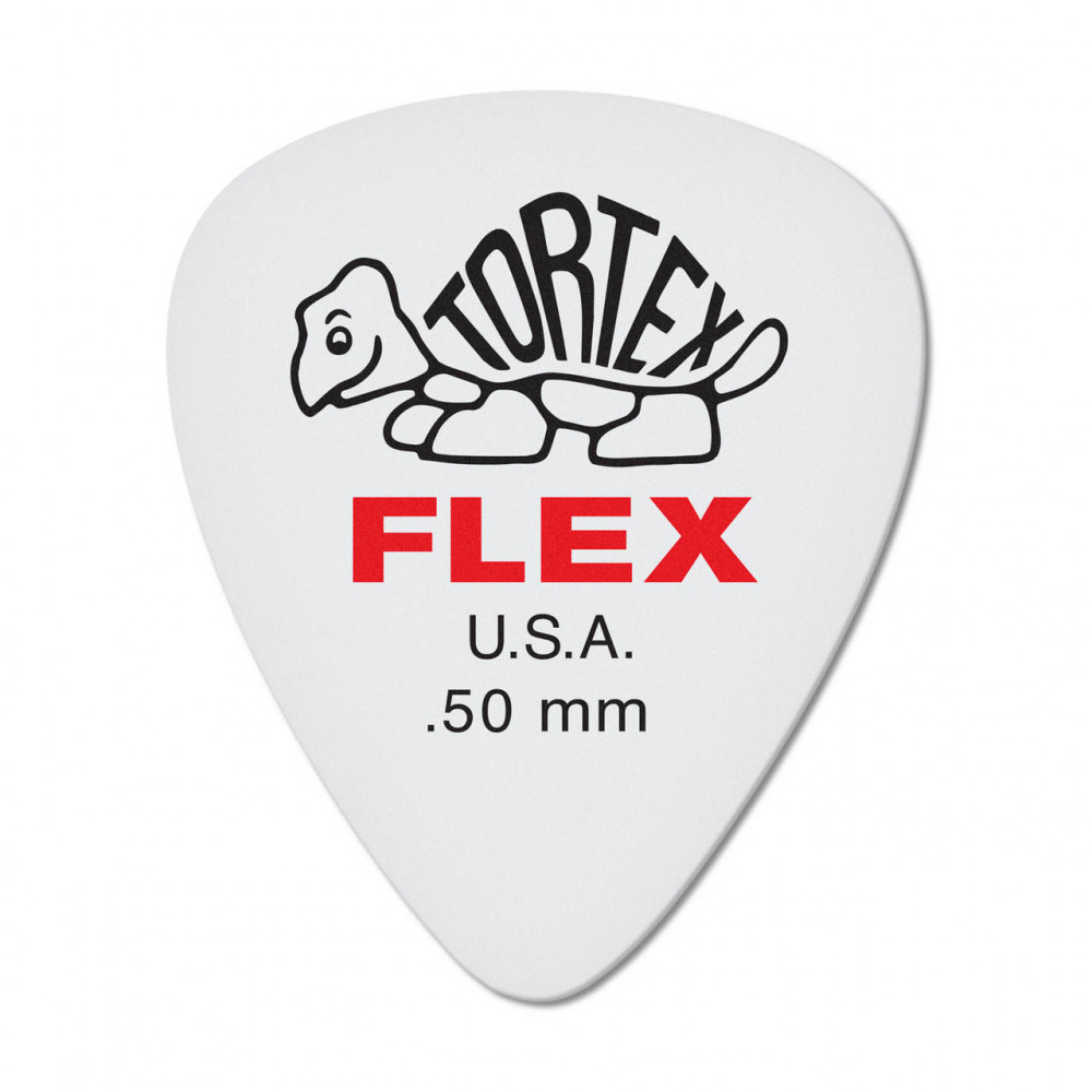 Dunlop 428R050 Guitar Pick Tortex Flex Standard .50mm (72 PK)