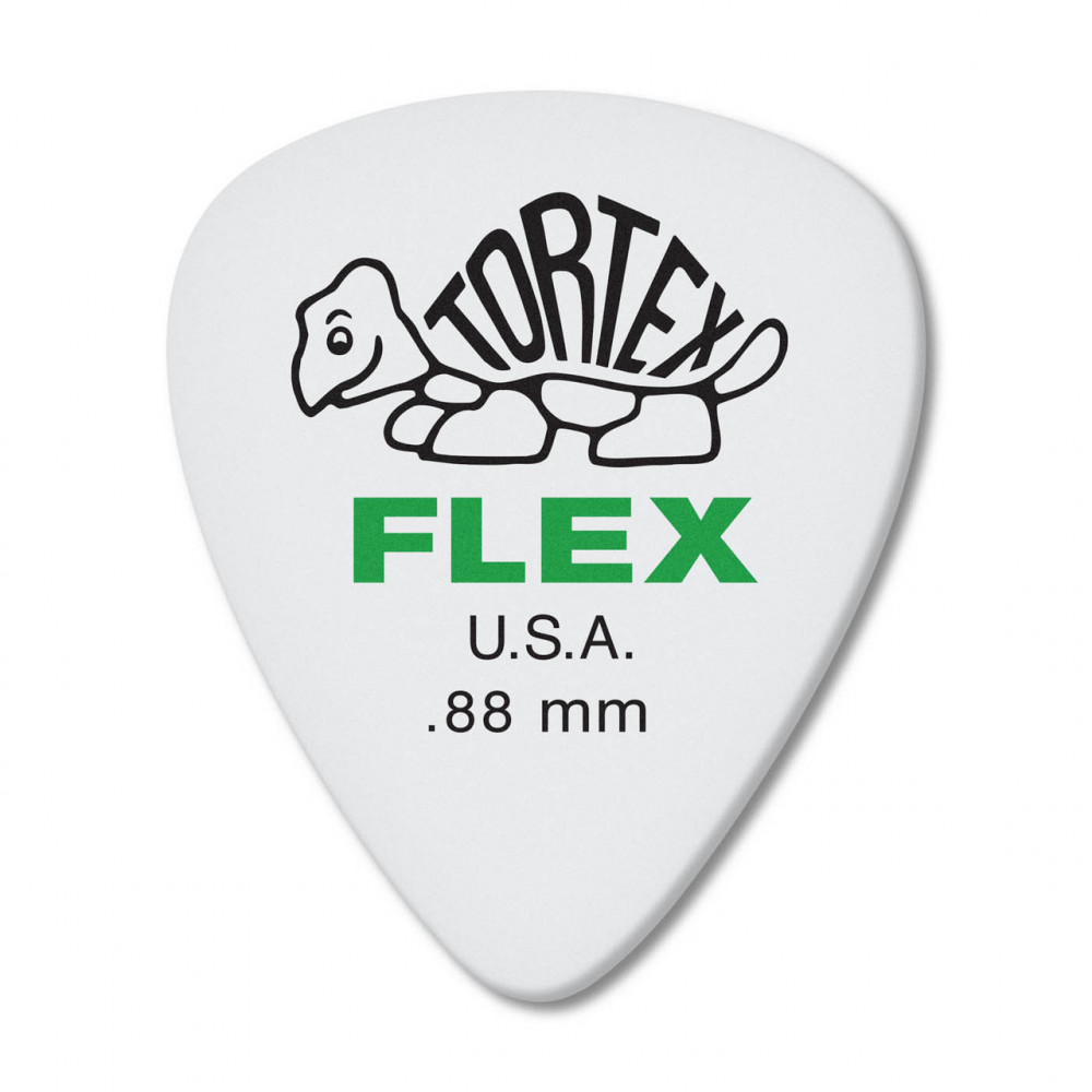 Dunlop 428R088 Guitar Pick Tortex Flex Standard .88mm (72 PK)