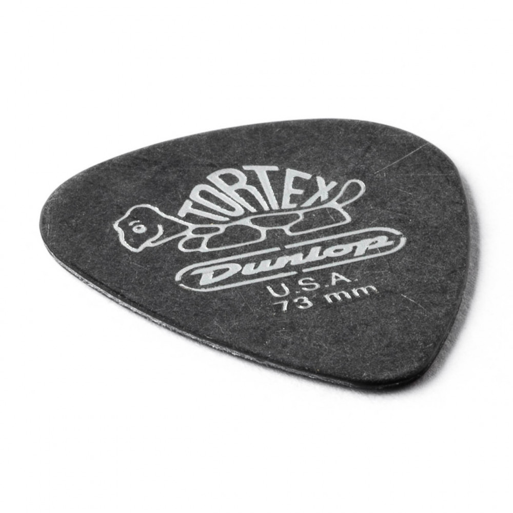 Dunlop 488R073 Guitar Pick Tortex Pitch Black Standard .73mm (72 PK)