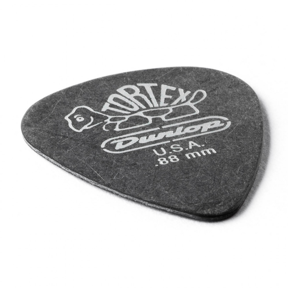 Dunlop 488R088 Guitar Pick Tortex Pitch Black Standard .88mm (72 PK)