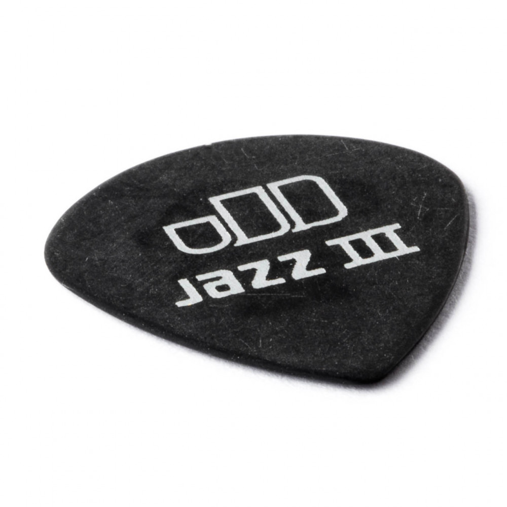 Dunlop 482R050 Guitar Pick Tortex Pitch Black Jazz III .50mm (72 PK)