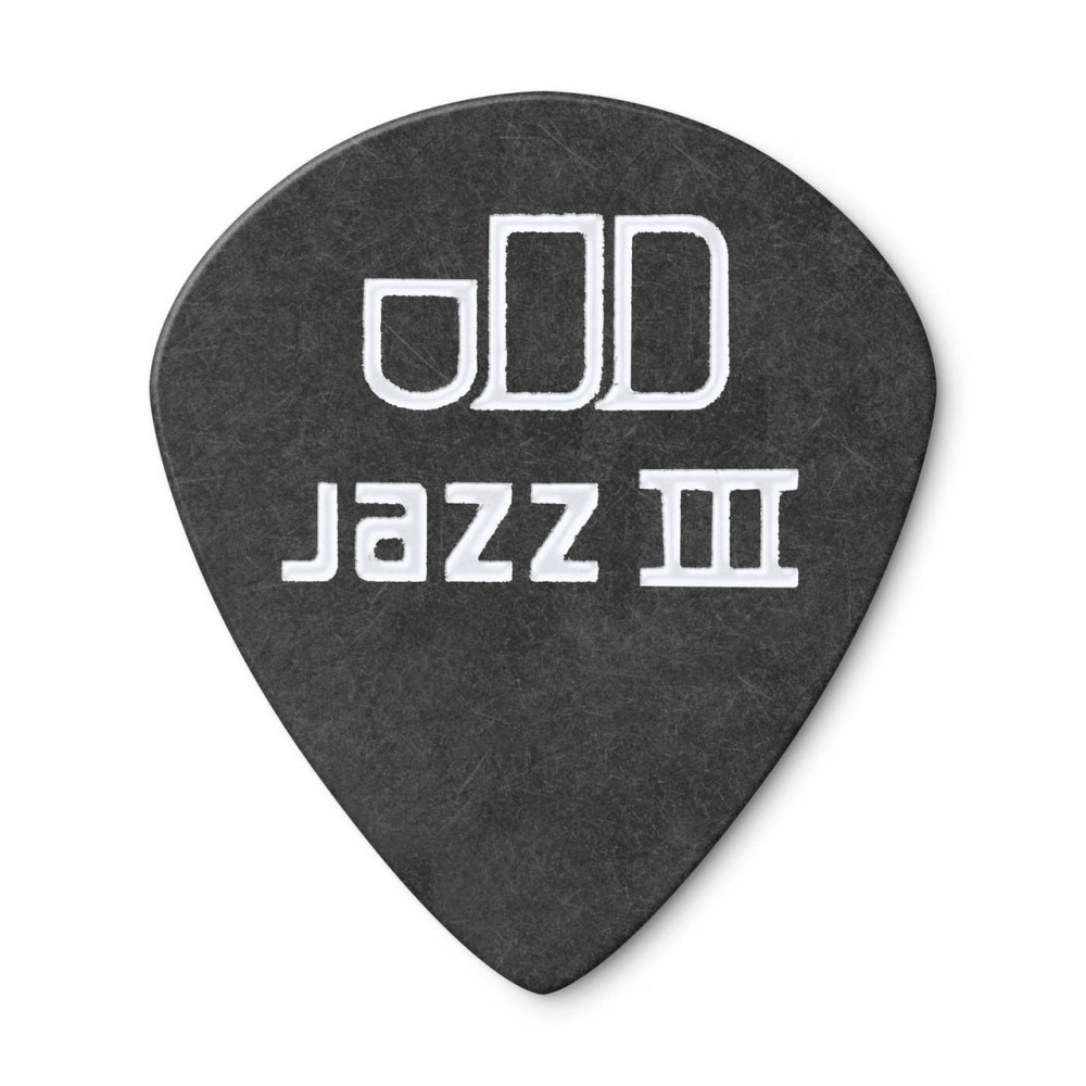 Dunlop 482R050 Guitar Pick Tortex Pitch Black Jazz III .50mm (72 PK)