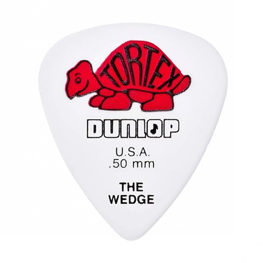 Dunlop 424R050 Guitar Pick Tortex Wedge .50mm (72 PK)