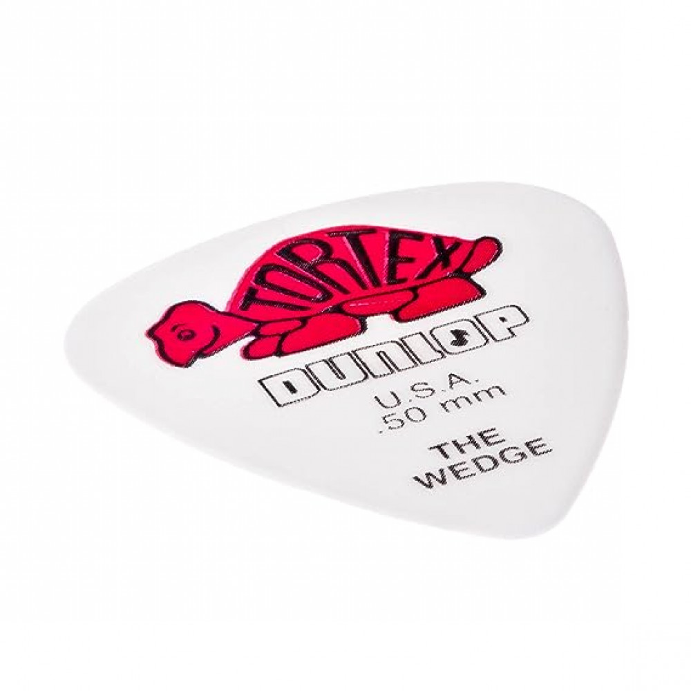 Dunlop 424R050 Guitar Pick Tortex Wedge .50mm (72 PK)