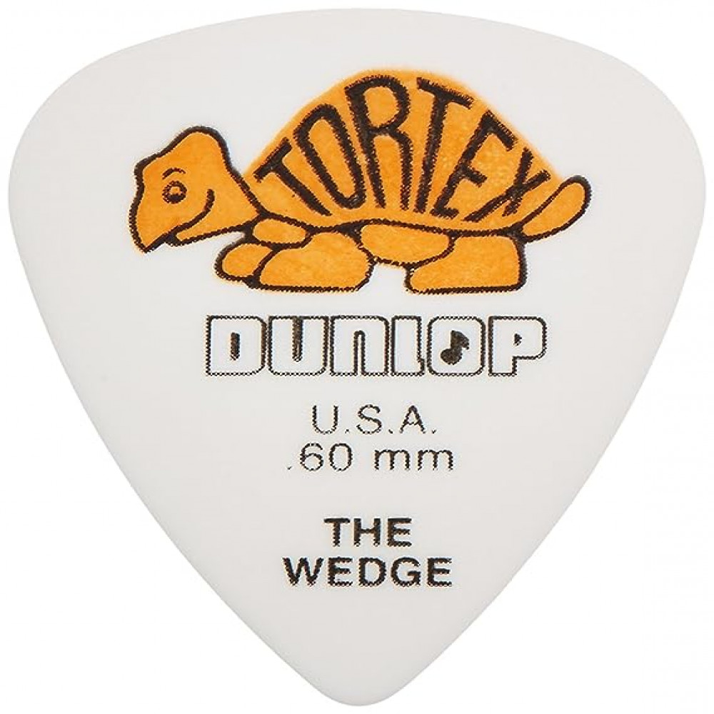 Dunlop 424R060 Guitar Pick Tortex Wedge .60mm (72 PK)