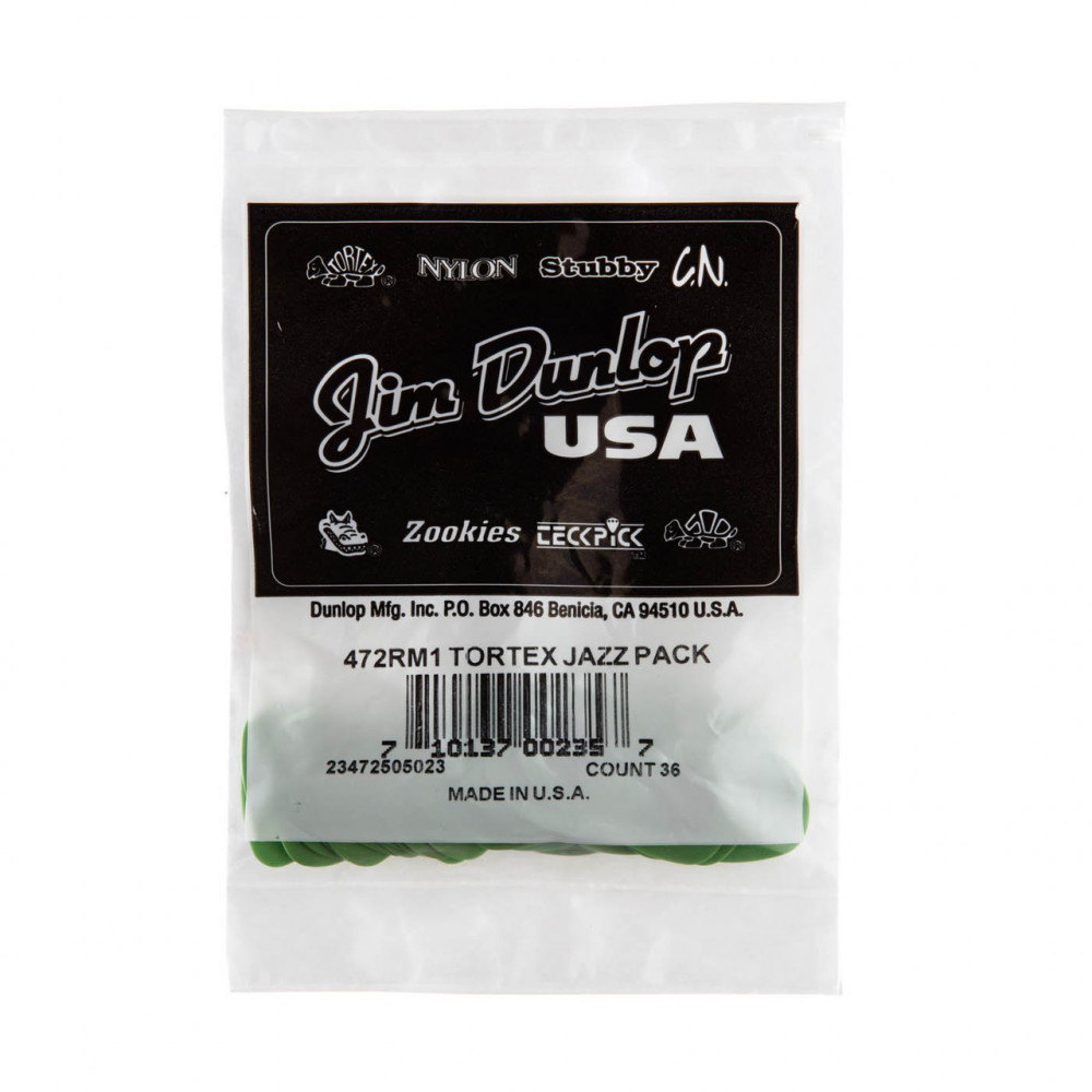 Dunlop 4720 Guitar Pick Tortex Jazz (216 PK)