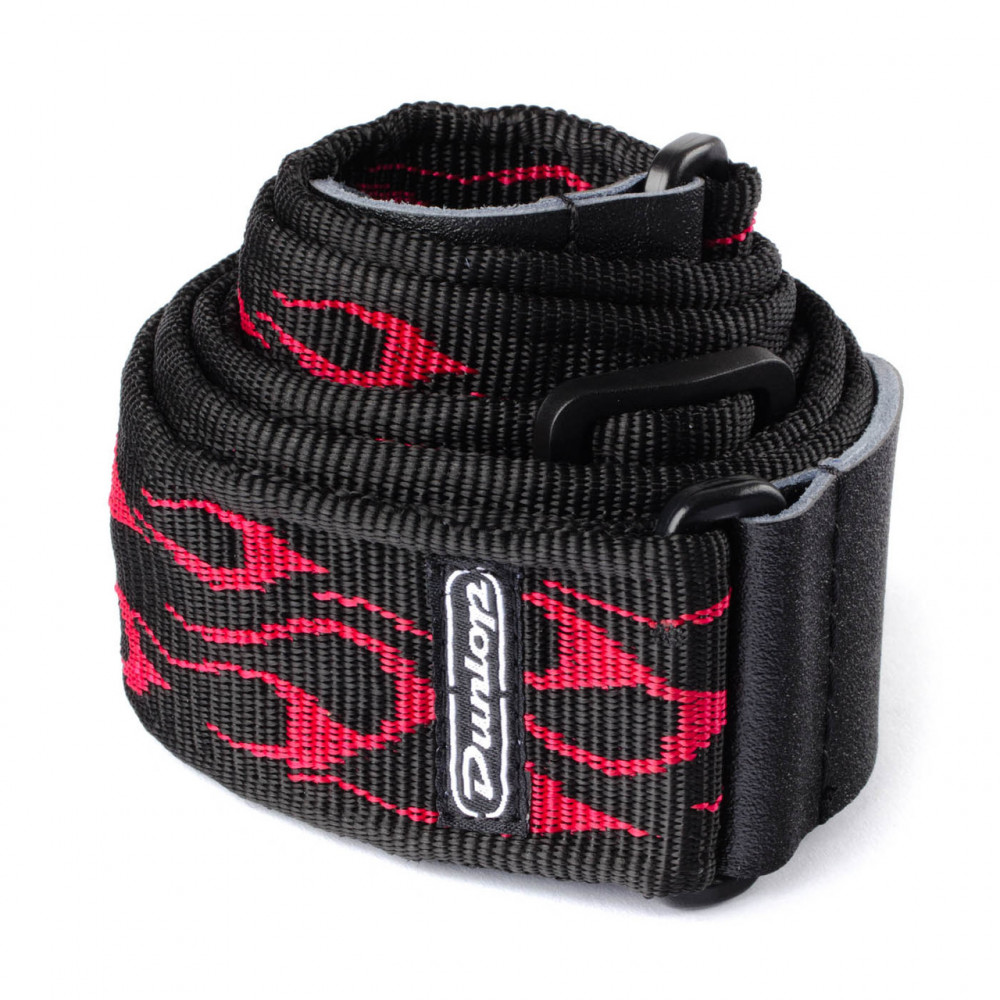 Dunlop D38-11RD Guitar Strap Classic Flambe Red