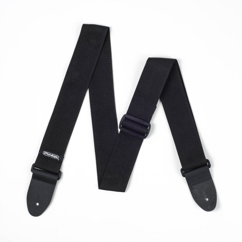 Dunlop D0701BK Guitar Strap Poly Black