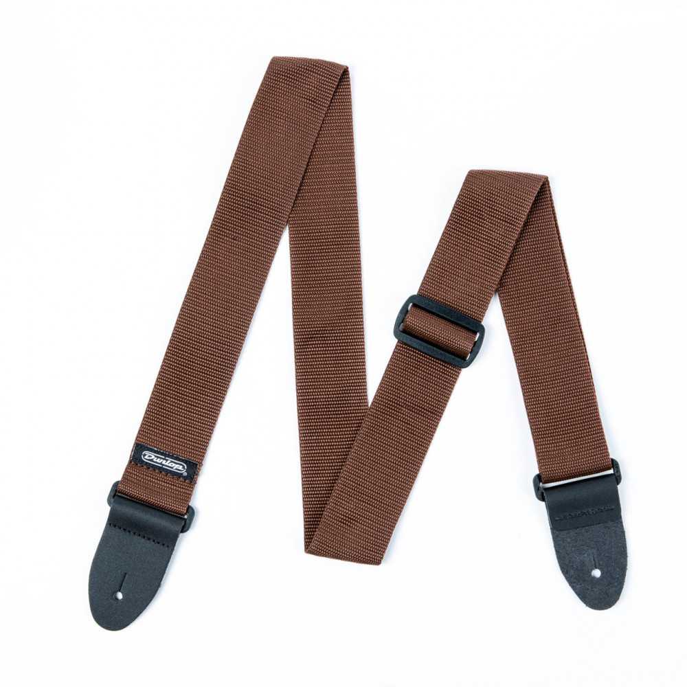 Dunlop D0701BR Guitar Strap Poly Brown