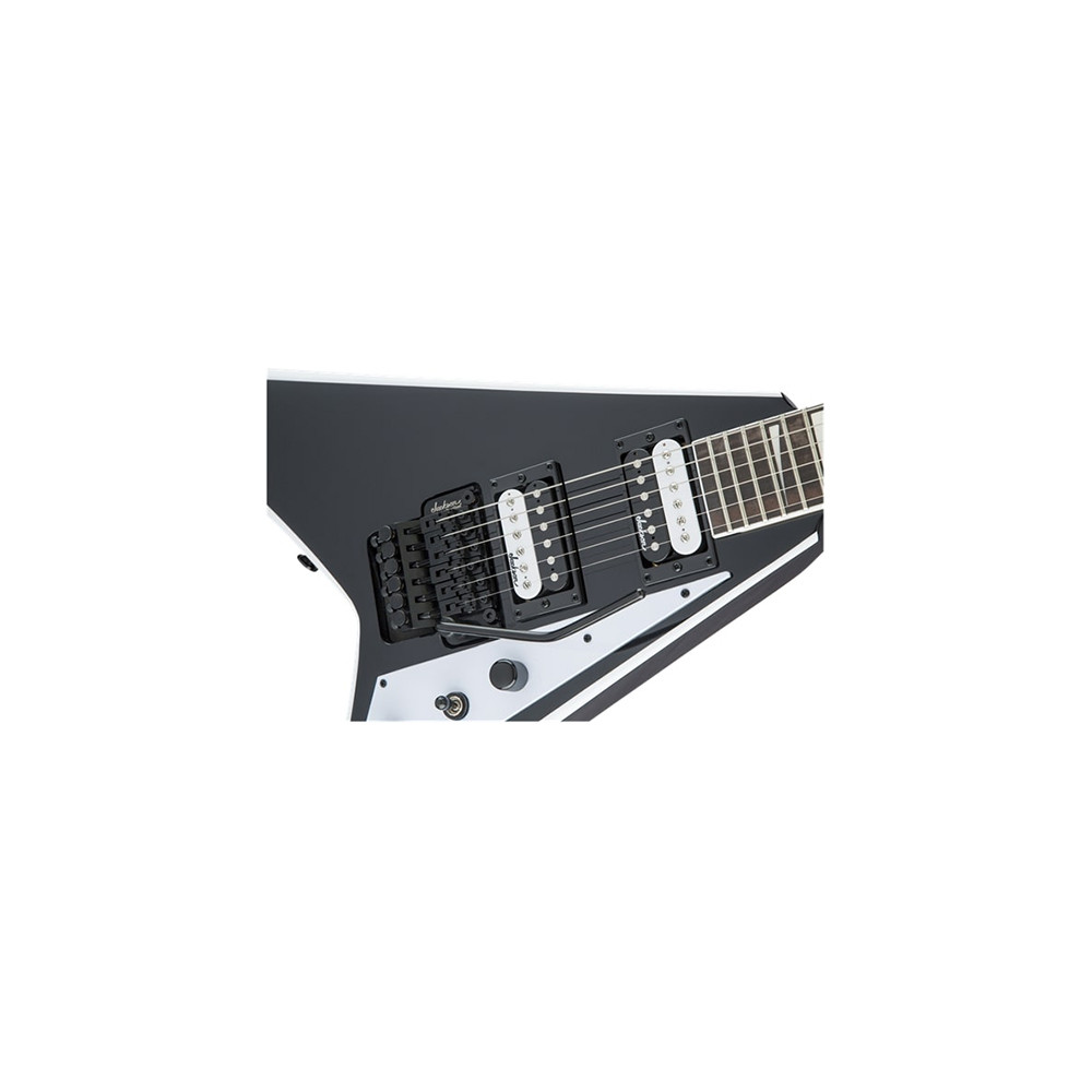 Jackson 2910137572 Rhoads JS-32 Black with White Bevels Electric Guitar
