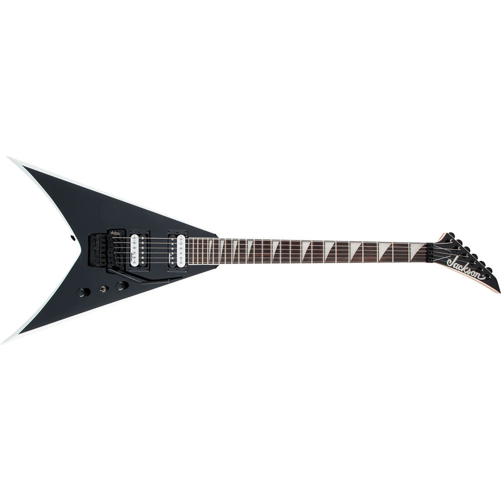 Jackson 2910124572 King V JS-32 Black with White Bevels Electric Guitar