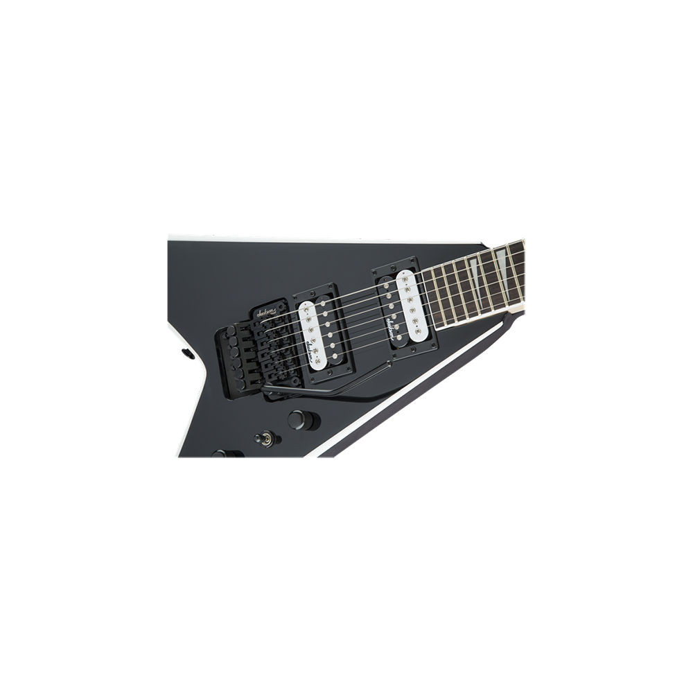 Jackson 2910124572 King V JS-32 Black with White Bevels Electric Guitar