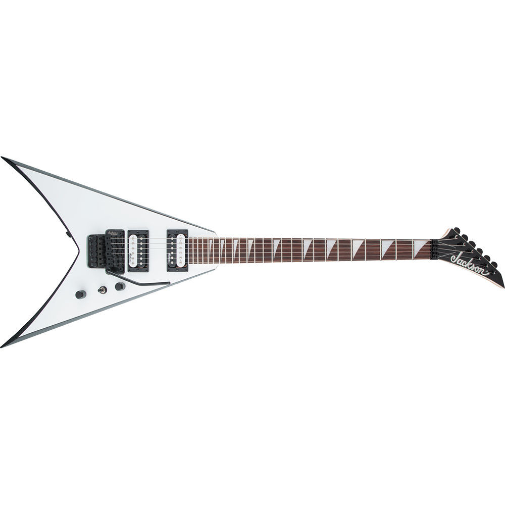 Jackson 2910224577 King V JS-32 White with Black Bevels Electric Guitar