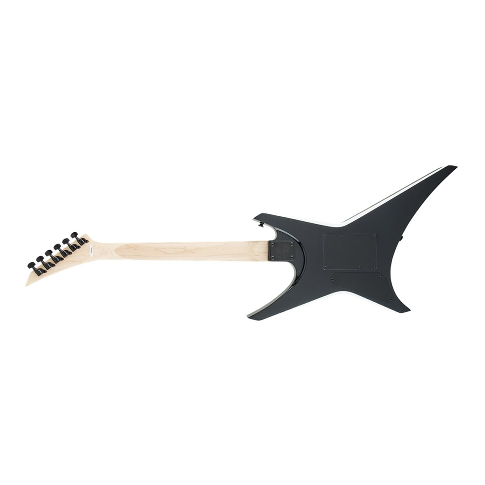 Jackson 2910146572 Warrior JS-32 Black with white Bevel Electric Guitar